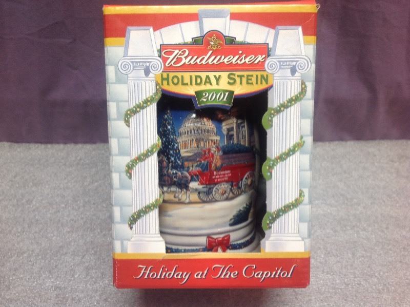 lot 86 image: 2001 Budweiser Holiday Stein
