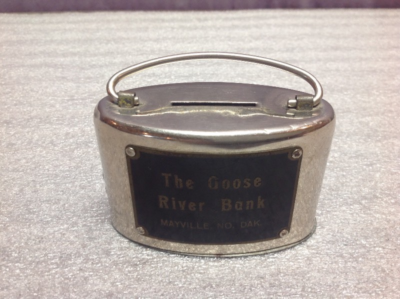 lot 100 image: Vintage Goose River Bank Bank