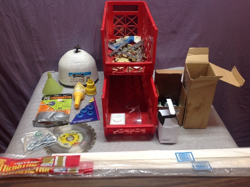 lot 113 image: Bins & Hardware Items