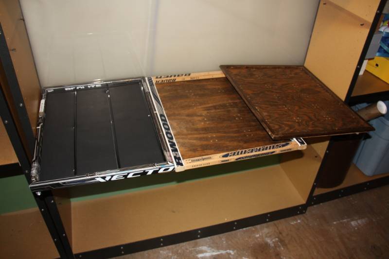 lot 13 image: Custom Hockey Stick Card Frame Lot  3 Frames
