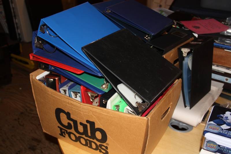 lot 41 image: Large Lot of Three Ring Binders