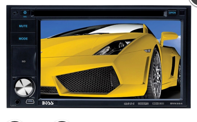 lot 3 image: Boss BV9354 6.2 Touchscreen DVDCD 80 Watt Stereo