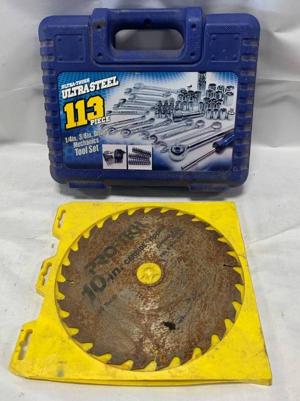 lot 52 image: Tools Set & 10 Carbide Blade