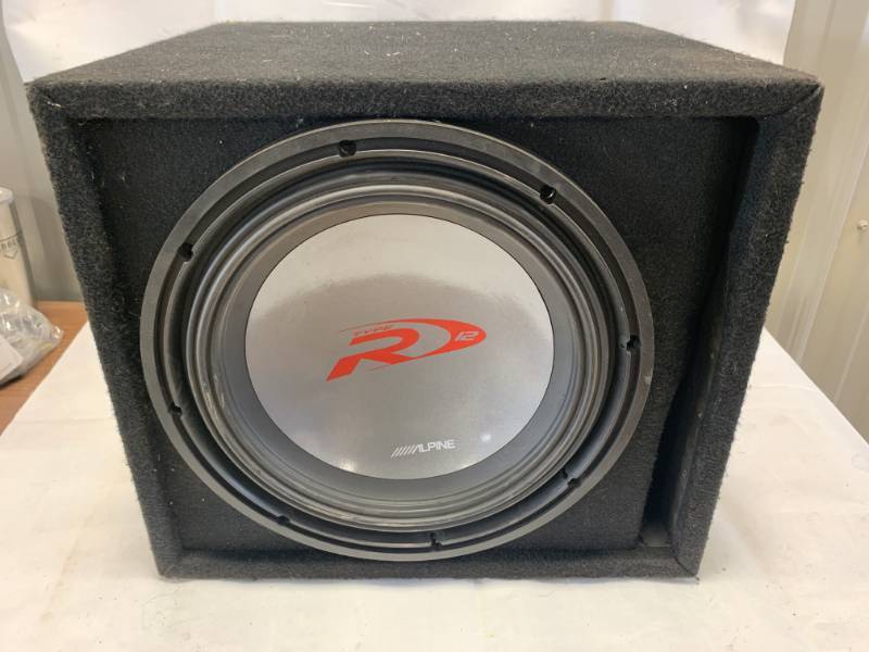 lot 88 image: Alpine Type R 12 Subwoofer