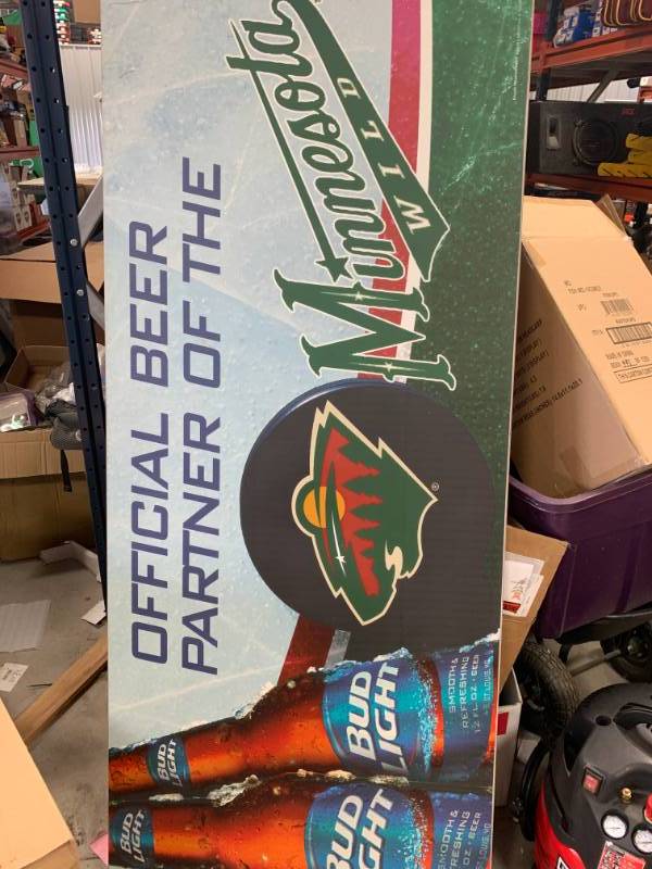 lot 110 image: Minnesota Wild Desktop 30 x 72
