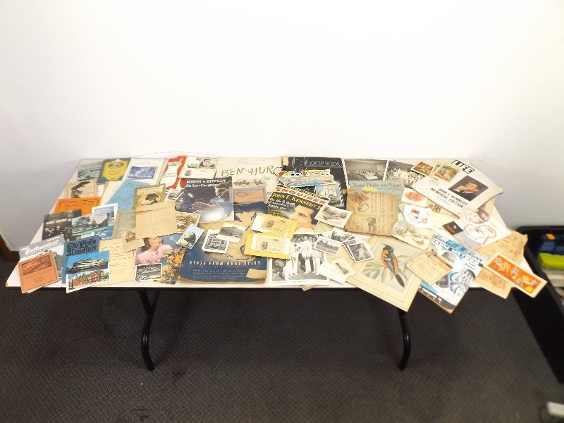 lot 42 image: Large Lot of Antique etc. Postcards, Magazines, Scrapbooks, etc.