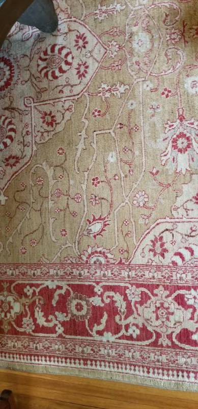lot 2 image: Gorgeous Peshawar Handmade Area Rug  8.3 x 9.4