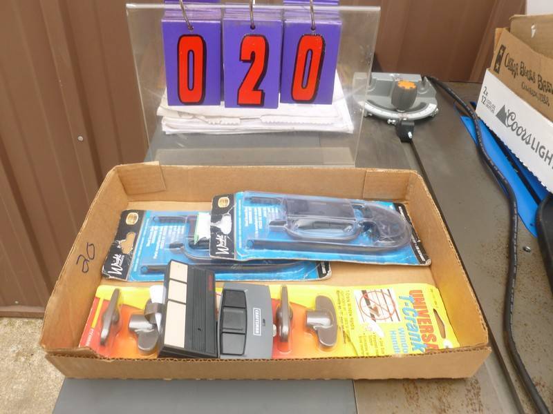 lot 20 image: SnS Auctions # 382 Delta Saw, Pitboss Smoker, Jointer, Air compressors & misc. tools.