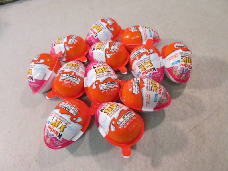 lot 11 image: 12 Disney Princess Kinder Joy Treat...