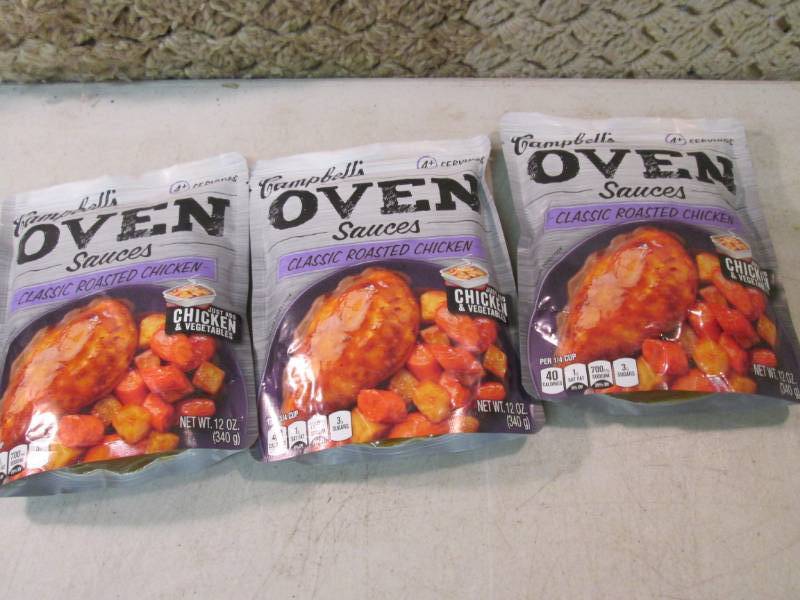 lot 14 image: 3 Pouches of Campbells Slow Cooker ...