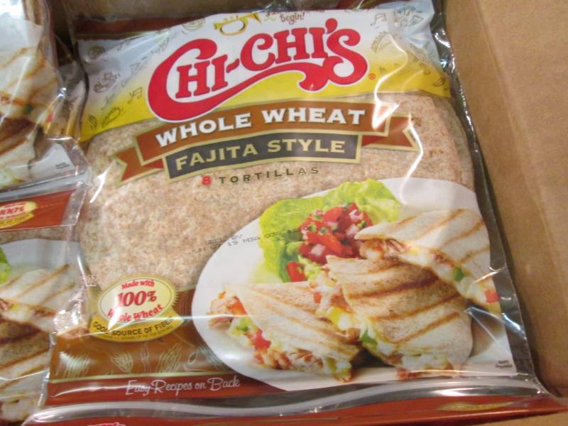 lot 23 image: Case of 12 8-Pack Chi-Chis Whole W...