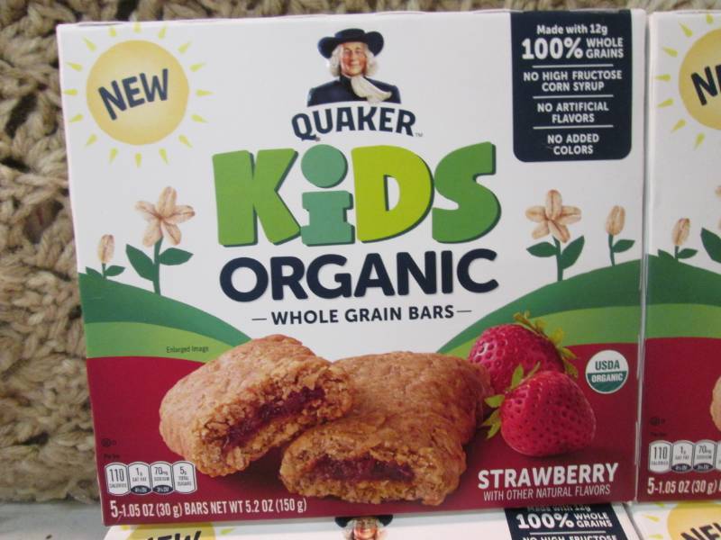 lot 42 image: 4 Boxes of Quaker Kids Organic Stra...