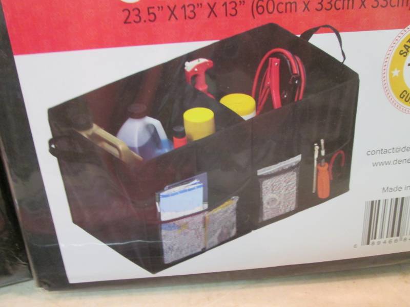 lot 117 image: Lot of 3 Foldable Trunk Organizers ...