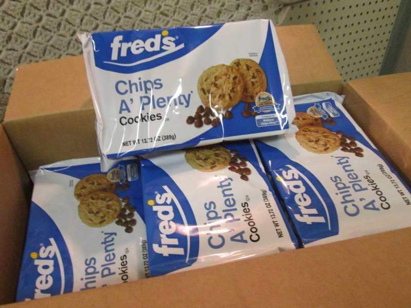 lot 144 image: Case of 12 Packs of Freds Chips A...