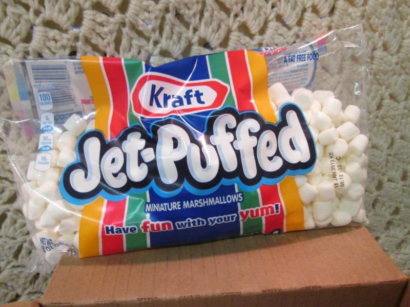 lot 167 image: Case of 18 Bags of Kraft Jet-Puffed...