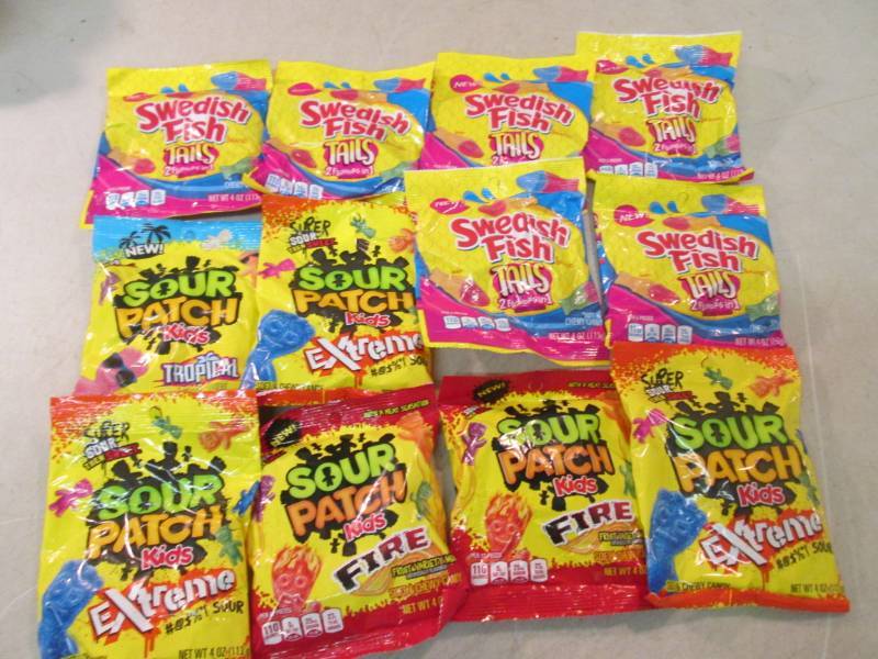 Assorted Bags of Swedish Fish Tails, Grocery, Vintage, Household,  Office, Furniture, Material Handling, More!