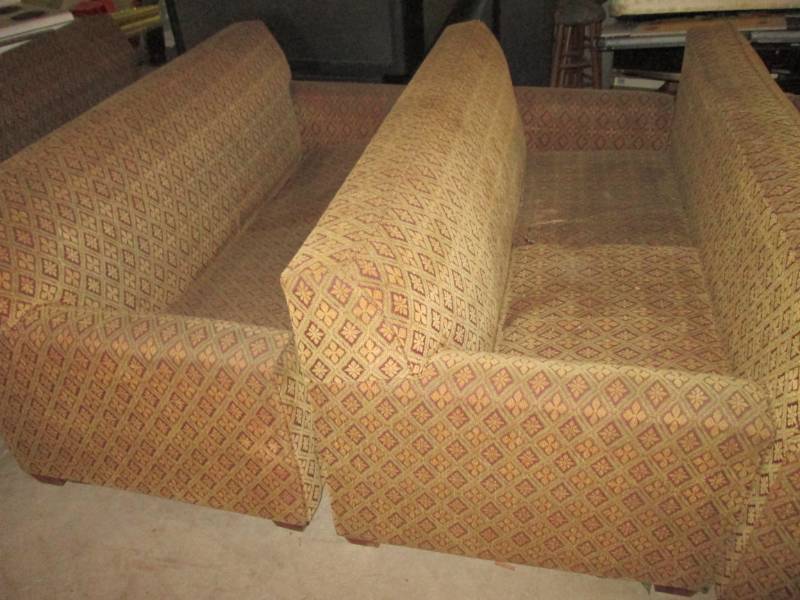 lot 212 image: Lot of 2 6 ft Hide-A-Bed Couches...