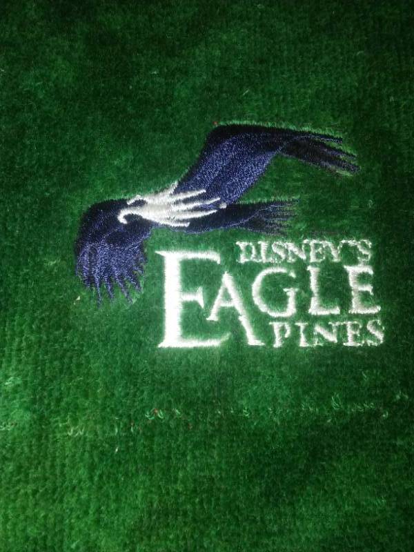 lot 52 image: Disneys Eagle Pines golf towel.