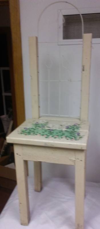 lot 60 image: Great vintage look chair Garden theme