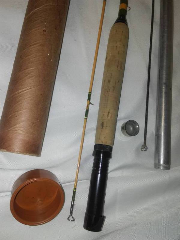 lot 80 image: Fishing pole and two cases