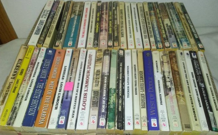 lot 115 image: Louis LAmour paperbacks  47