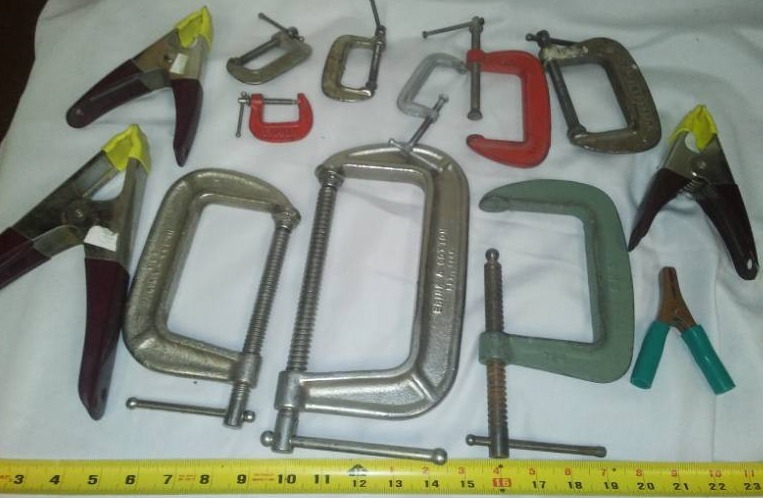 lot 116 image: 13 c - clamp, spring clamp