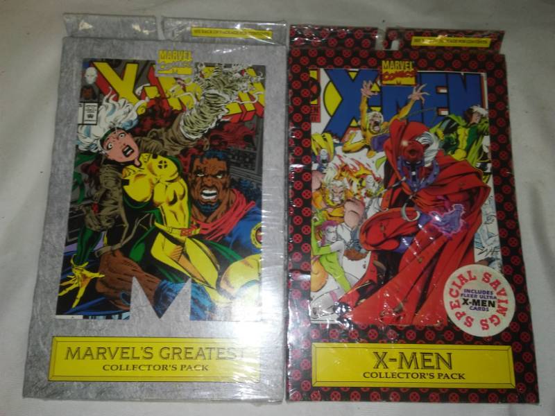 lot 130 image: 2 Marvel X-Men collector packs - unopened.