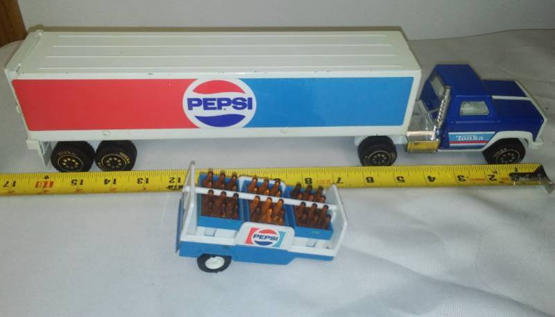 pepsi semi truck toy