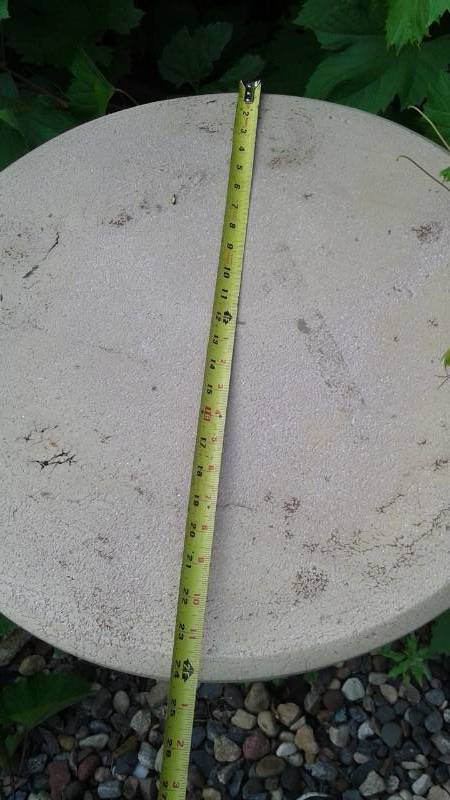 lot 38 image: Two Outdoor Tables, Used, Shows Wear