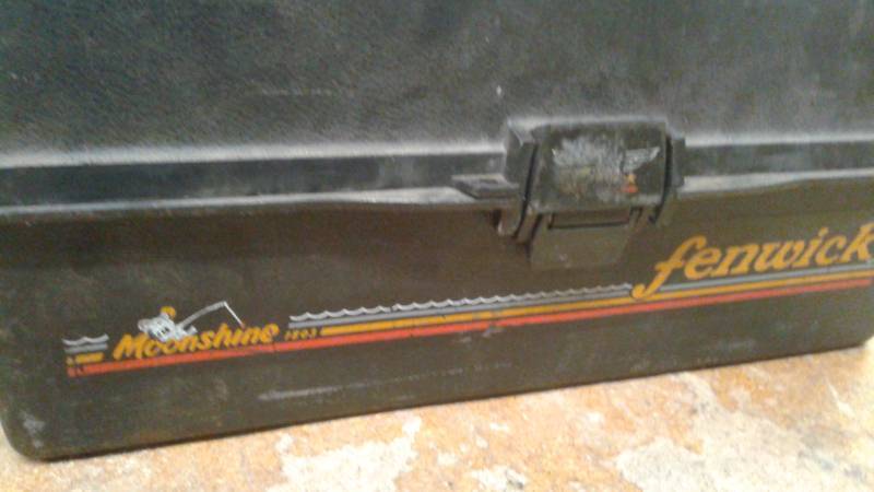 lot 82 image: Vintage Fenwick Moonshine Tackle Box, Used, Shows Wear