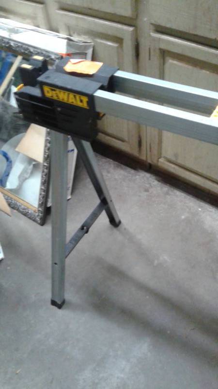 lot 49 image: One Dewalt Folding Saw Horse