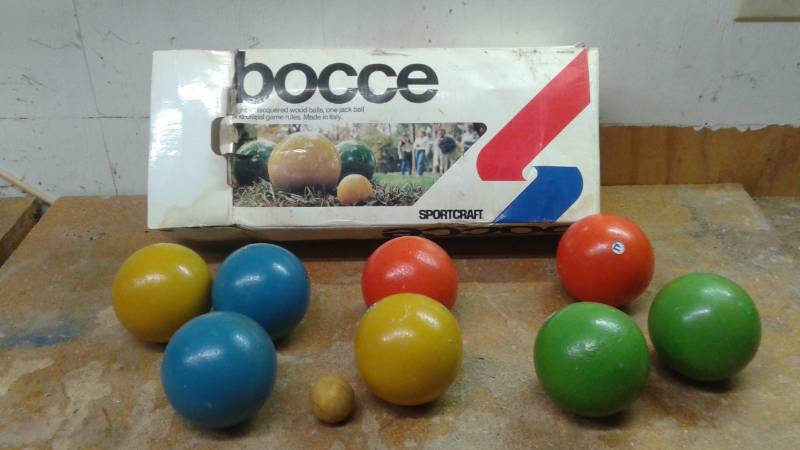lot 114 image: Set Of Bocce Balls, Used