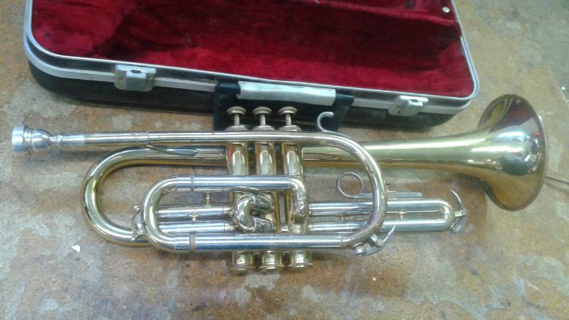 lot 109 image: Vintage Baldwin Social Trumpet, Used, Shows Wear