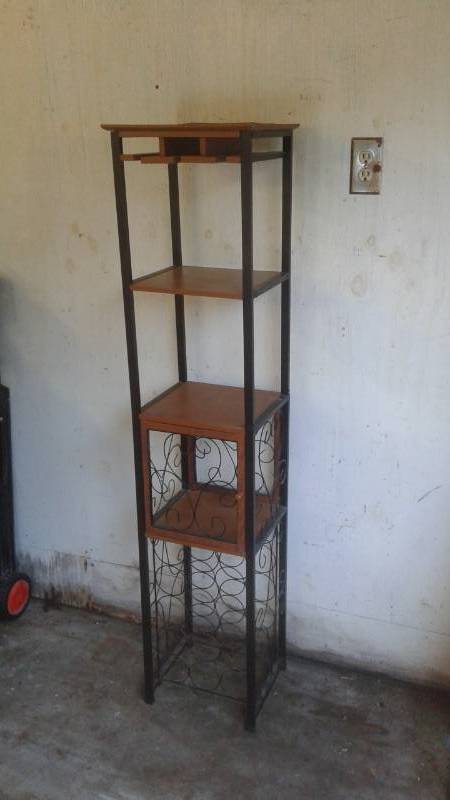 lot 29 image: Tall Slim Wine Shelf