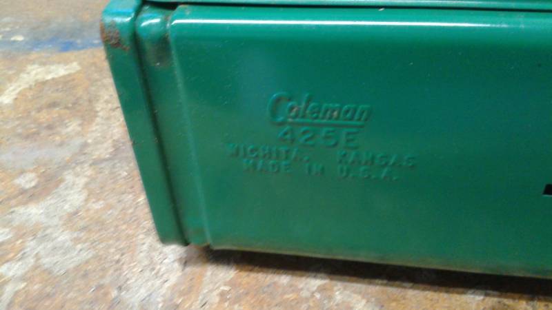 lot 127 image: Vintage Coleman Camping Stove, Used, Shows, Wear