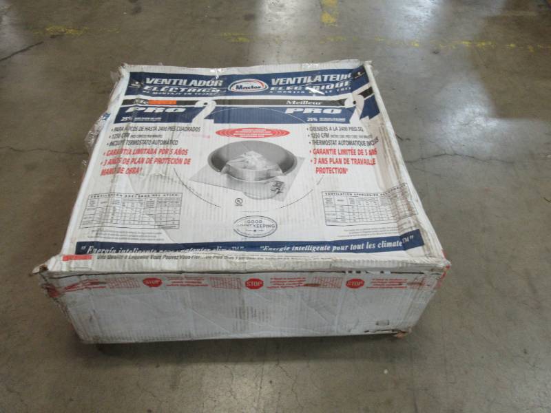 lot 410 image: Master Flow 1250 CFM Power Roof Mount Vent in Brown PR2DBR