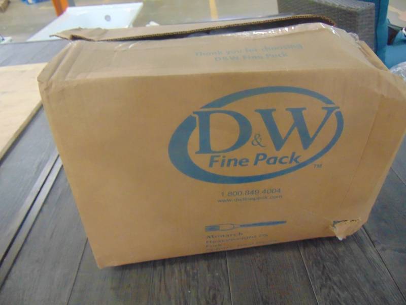 lot 437 image: D&W Fine Pack Monarch Extra Heavy Weight Polystyrene Crystal Fork -- 1000 per case H1001CR