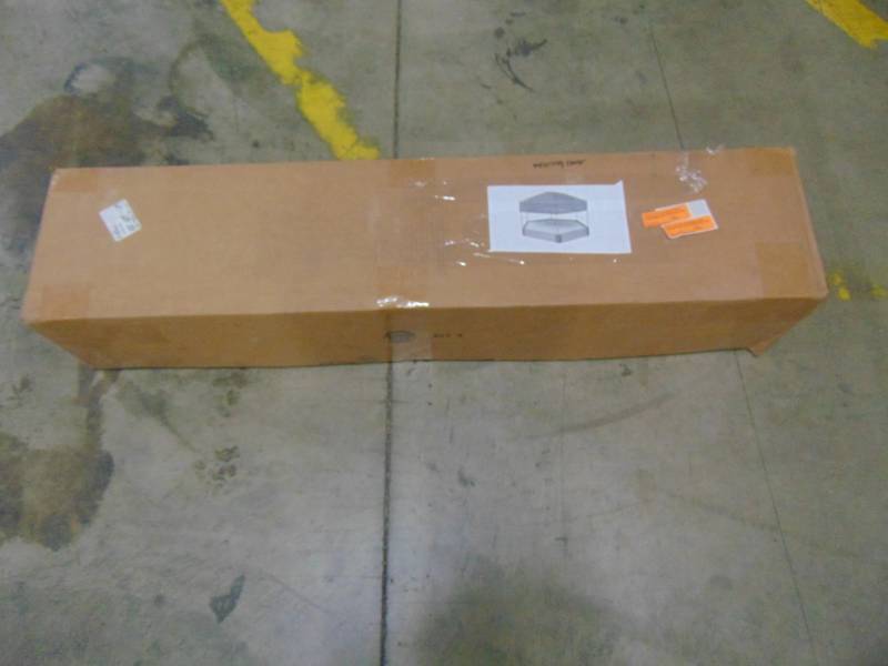 lot 485 image: Frame It All 7 ft. x 8 ft. x 11 in. Hexagon Sandbox Composite 300001366