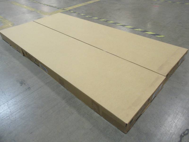 lot 112 image: 2 Cases (2 BlindsCase) of Home Decorators Collection White 2 in. Faux Wood Blind - 52 in. W x 48 in. L - New in Box
