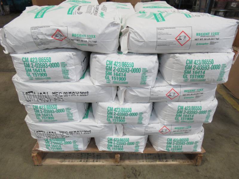 lot 138 image: Pallet of Food Grade MONOCALCIUM PHOSPHATE, 10031-30-8. For Livestock and Poultry Feed. 42 (50lb) Bags