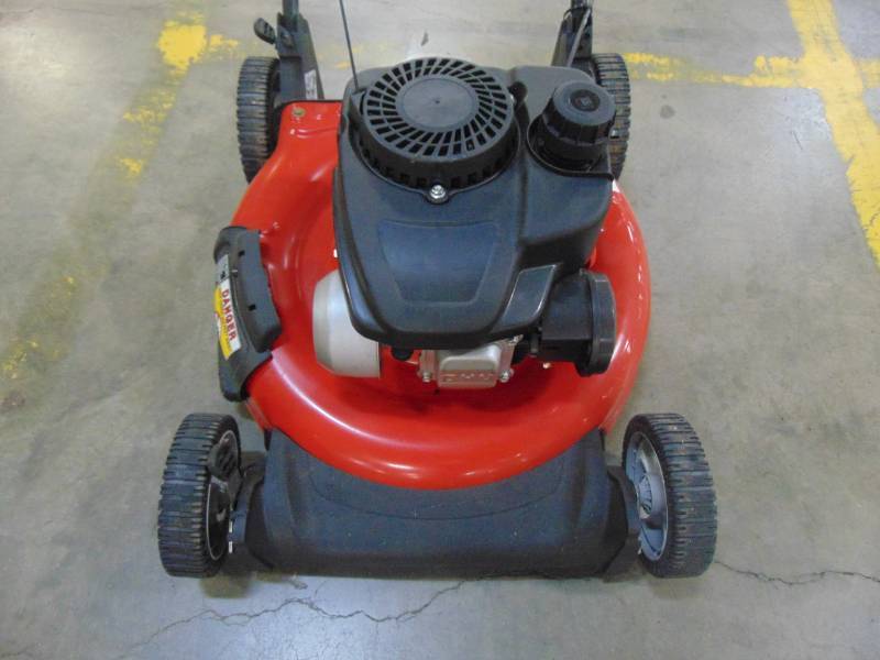 lot 503 image: Yard Machines 21 Gas Push Lawn Mower with Side Discharge and Mulching 11A-A0S5700