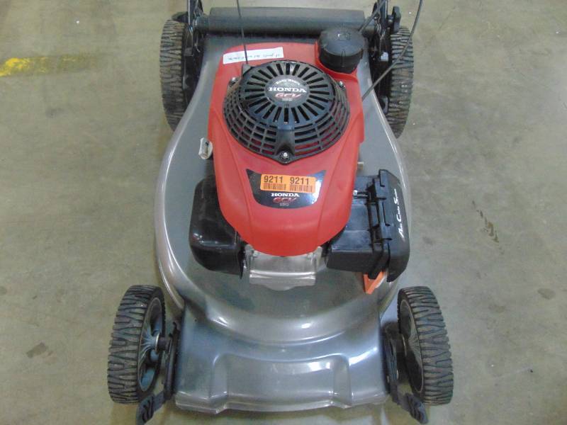 lot 512 image: Honda 21 in. Variable Speed Gas Walk Behind Self Propelled Side Discharge Lawn Mower HRS216VKA
