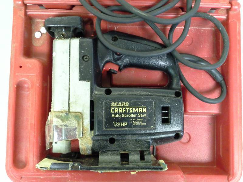 lot 211 image: Craftsman Auto Scroller Saw with Case