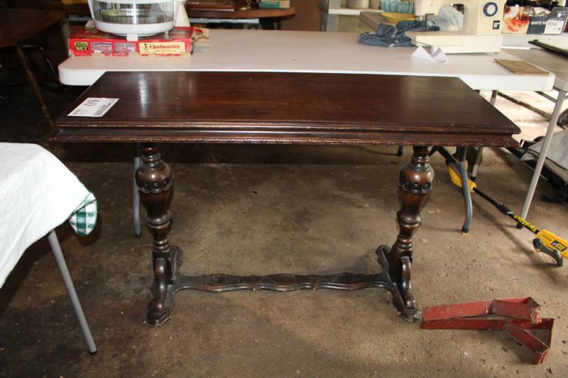 lot 60 image: Wood Side Table