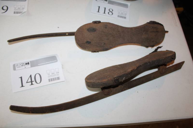 lot 140 image: Vintage Ice Skates