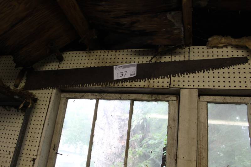 lot 137 image: 36in. Wood Tree Saw