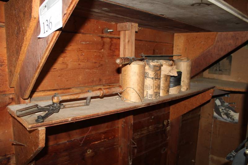 lot 136 image: Lot of (2) Clay Trap Throwers and Clay Targets