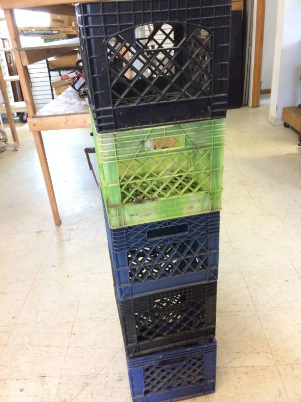 lot 23 image: Plastic Milk Crates