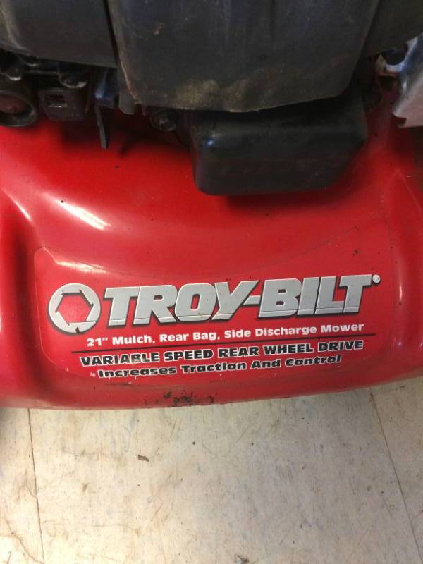 lot 31 image: Troy Bilt Lawn Mower