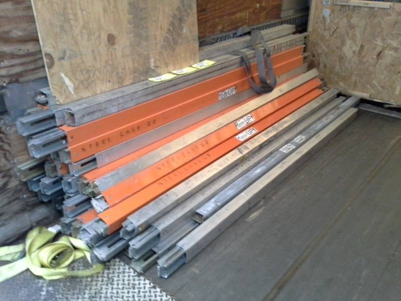 lot 822 image: Lot of (26) E-Track Logistical Decking Beams